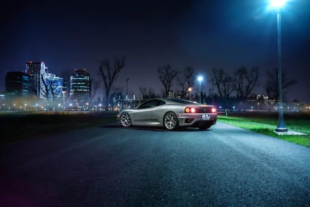 silver car car supercar Ferrari vehicle Ferrari 360 Modena HD Desktop Wallpaper | Background Image