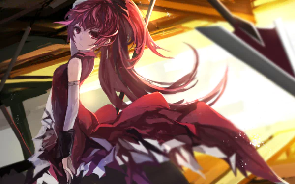Kyōko Sakura Anime Puella Magi Madoka Magica HD Desktop Wallpaper | Background Image