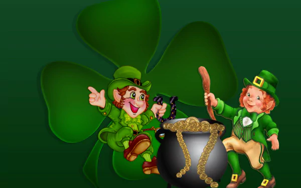 leprechaun holiday St. Patrick's Day HD Desktop Wallpaper | Background Image