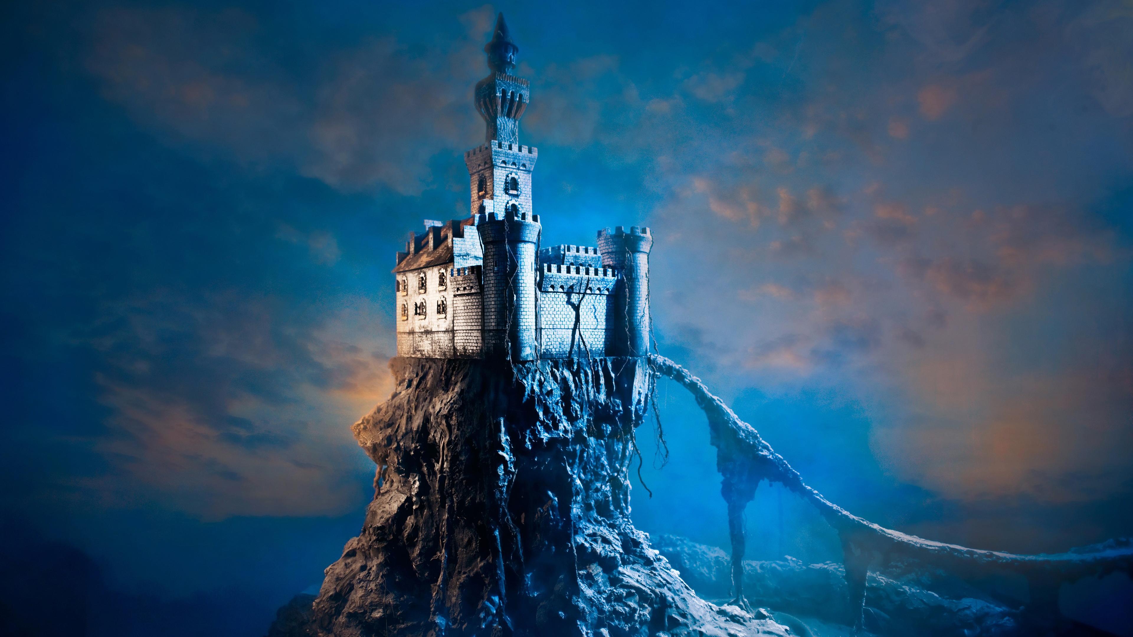 Fantasy Castle 4k Ultra HD Wallpaper