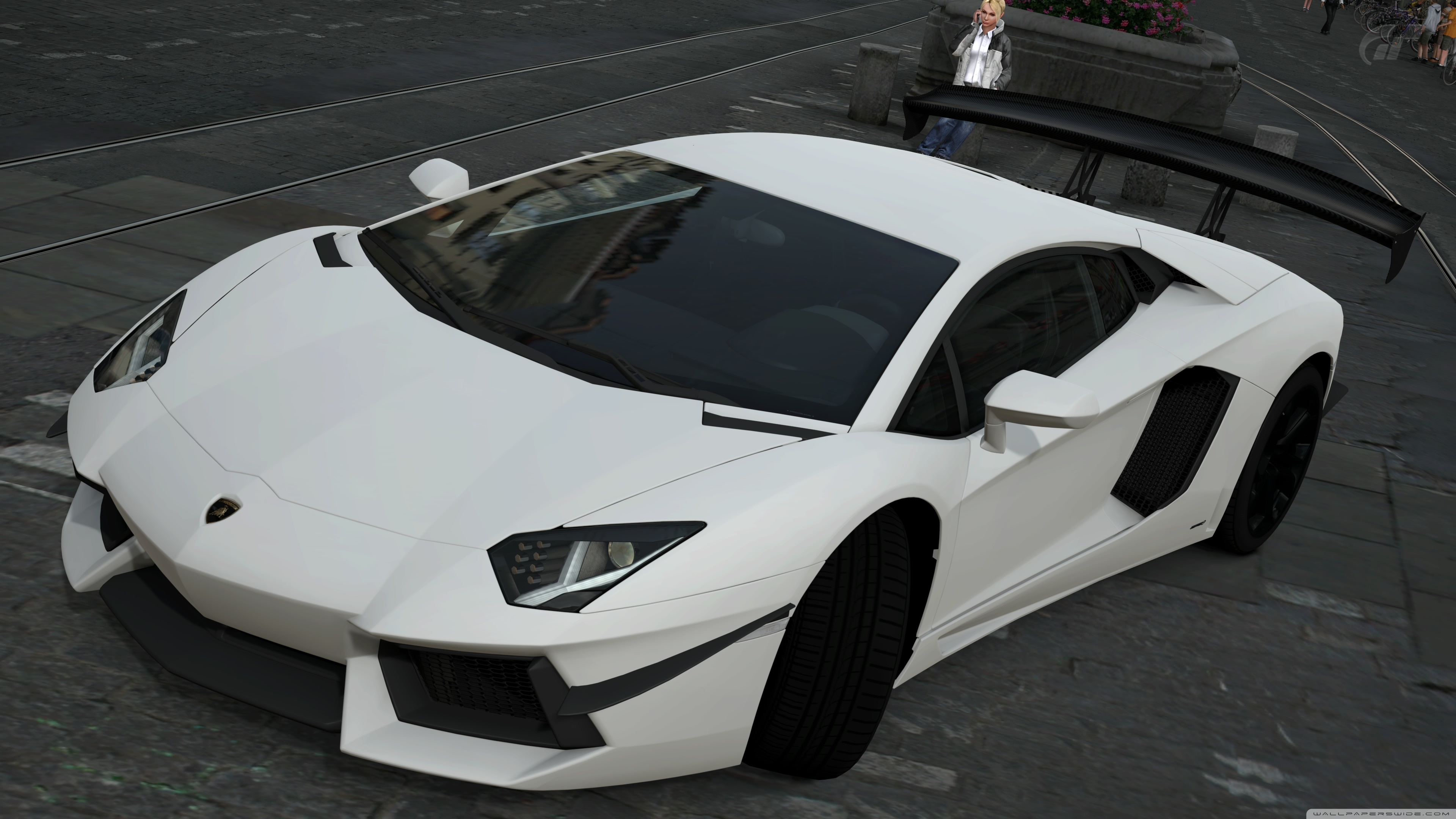 Lamborghini Aventador lp700 4 белая