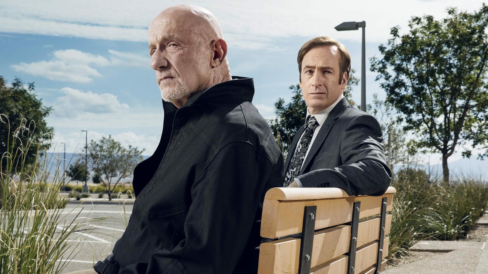 Download Mike Ehrmantraut Jonathan Banks Jimmy McGill Bob Odenkirk TV Show Better Call Saul HD Wallpaper