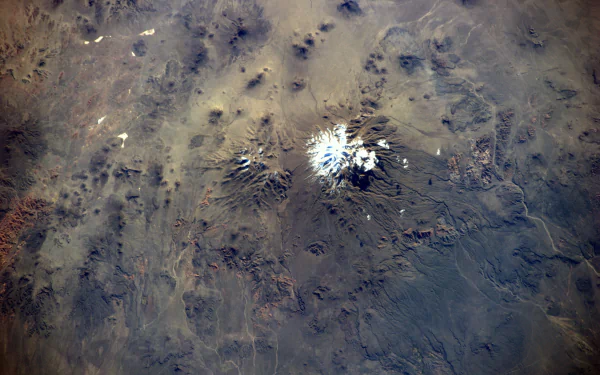 Chile volcano photography aerial HD Desktop Wallpaper | Background Image