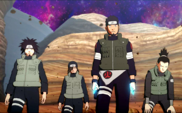  Asuma, Shikamaru, Izumo, Kotetsu