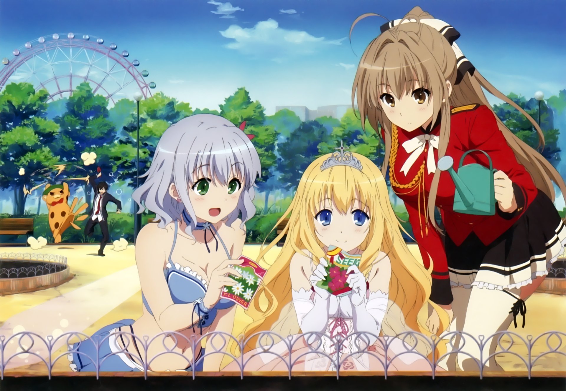 Amagi Brilliant Park Anime Visual Accompanied by Scheduling Announcement   Crunchyroll News