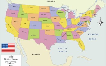 15 United States Of America Map Hd Wallpapers Background Images