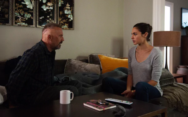 Jericho Stewart Kevin Costner Jill Pope Gal Gadot movie Criminal (2016) HD Desktop Wallpaper | Background Image