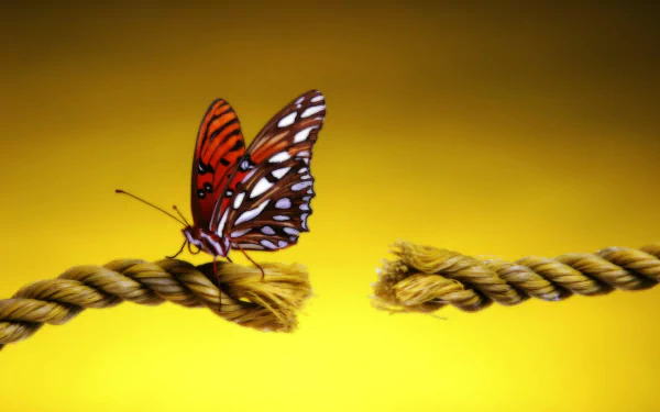  Butterfly on Rope