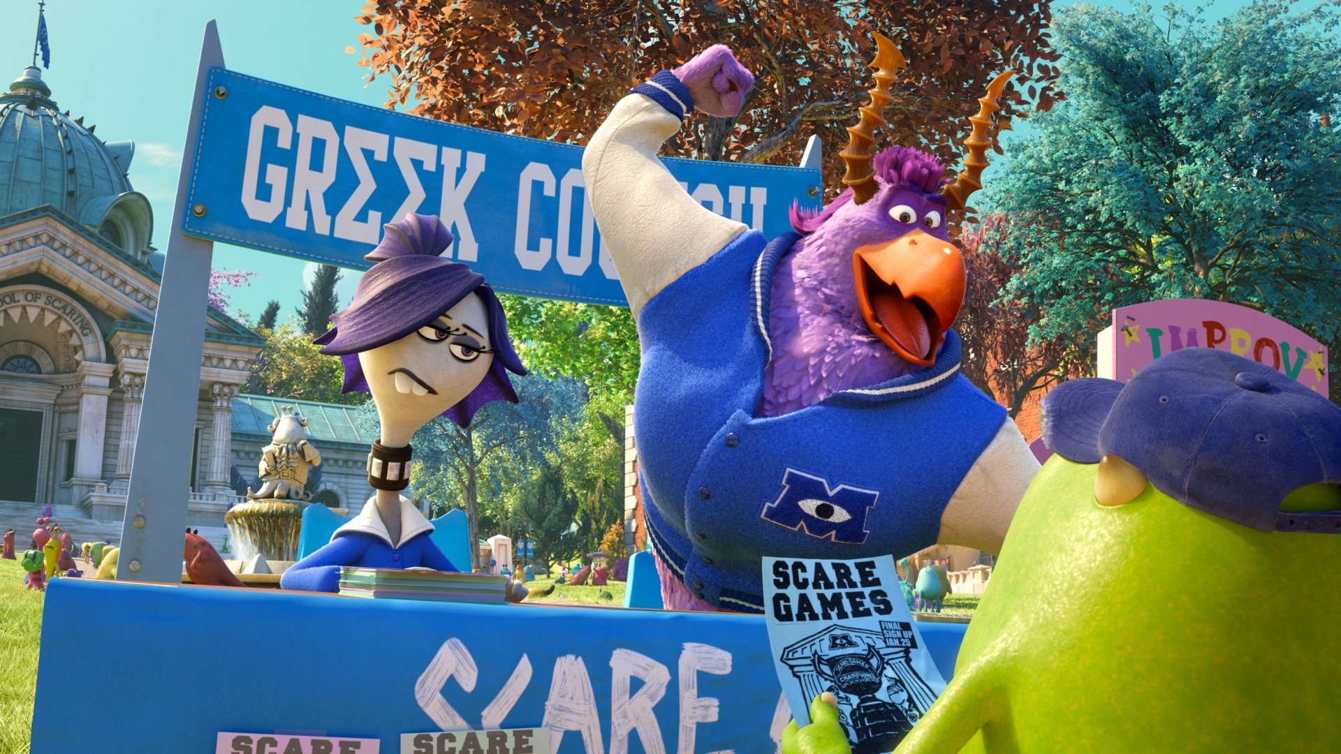 Download Mike Wazowski Movie Monsters University HD Wallpaper
