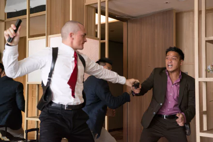 Agent 47 Rupert Friend movie Hitman: Agent 47 HD Desktop Wallpaper | Background Image