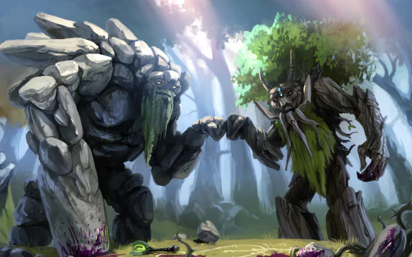  Dota 2 Trent Protector Tress by Eric Geusz