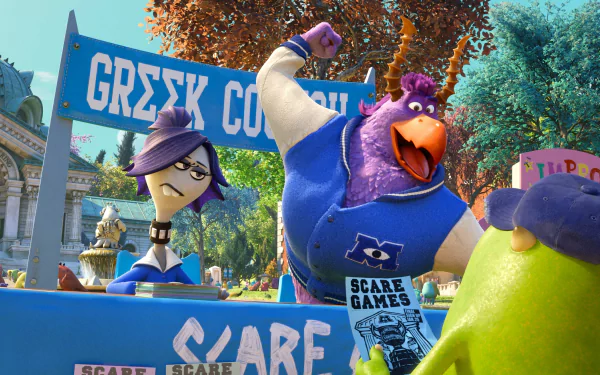 Mike Wazowski movie Monsters University HD Desktop Wallpaper | Background Image