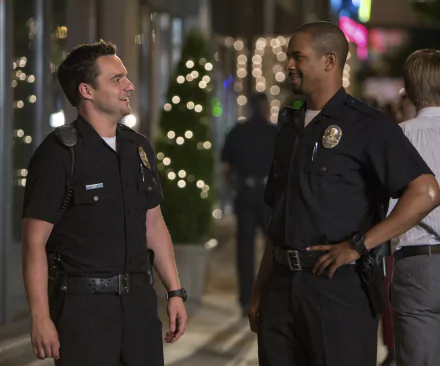 Justin Chang Damon Wayans Jr. Ryan Davis Jake Johnson movie Let's Be Cops HD Desktop Wallpaper | Background Image