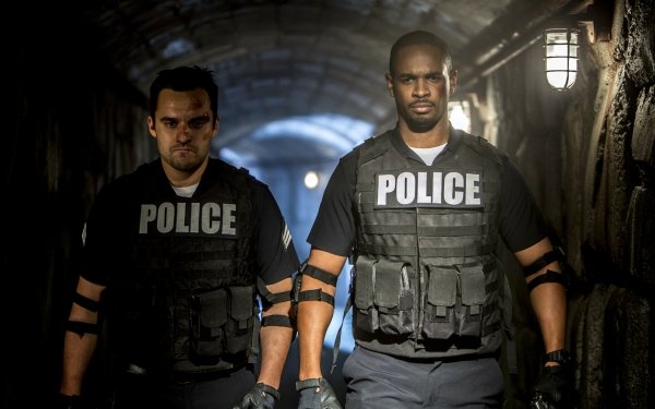 Movie Let's Be Cops Damon Wayans Jr. Justin Chang Jake Johnson Ryan Davis HD Wallpaper | Background Image