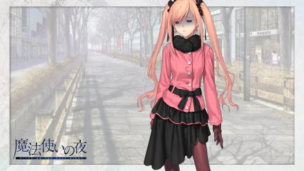 Anime Witch On The Holy Night HD Desktop Wallpaper | Background Image