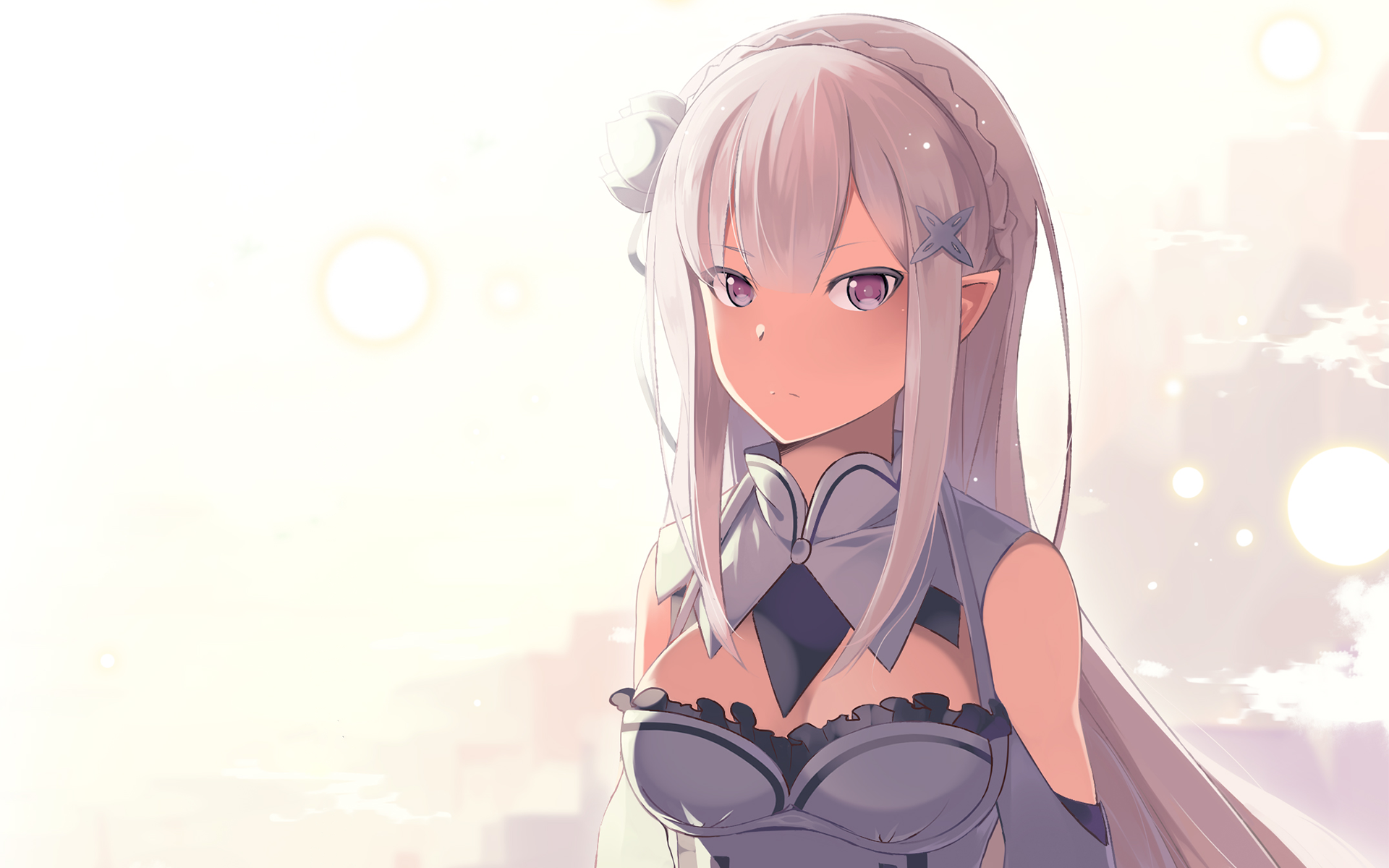 40+ Wallpaper Anime Emilia keren tahun 2019