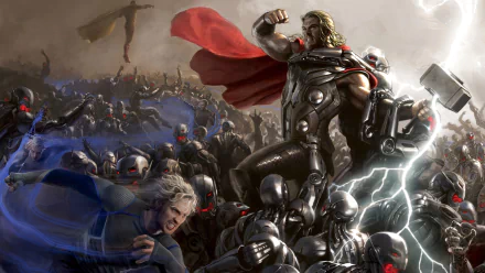 Quicksilver (Marvel Comics) Thor movie Avengers: Age of Ultron HD Desktop Wallpaper | Background Image