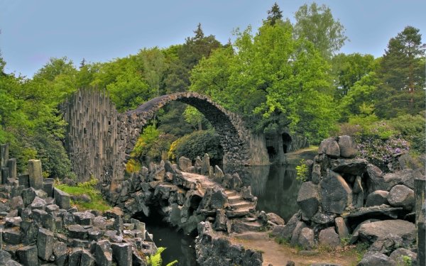 Man Made Devil's Bridge Bridge Germany HD Wallpaper | Background Image