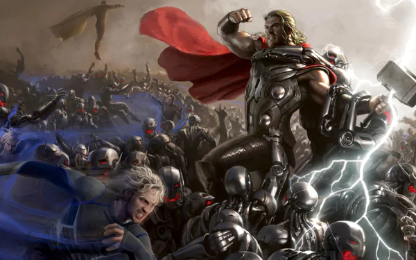 Quicksilver (Marvel Comics) Thor movie Avengers: Age of Ultron HD Desktop Wallpaper | Background Image