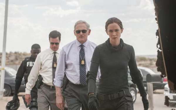 Emily Blunt Victor Garber movie Sicario HD Desktop Wallpaper | Background Image