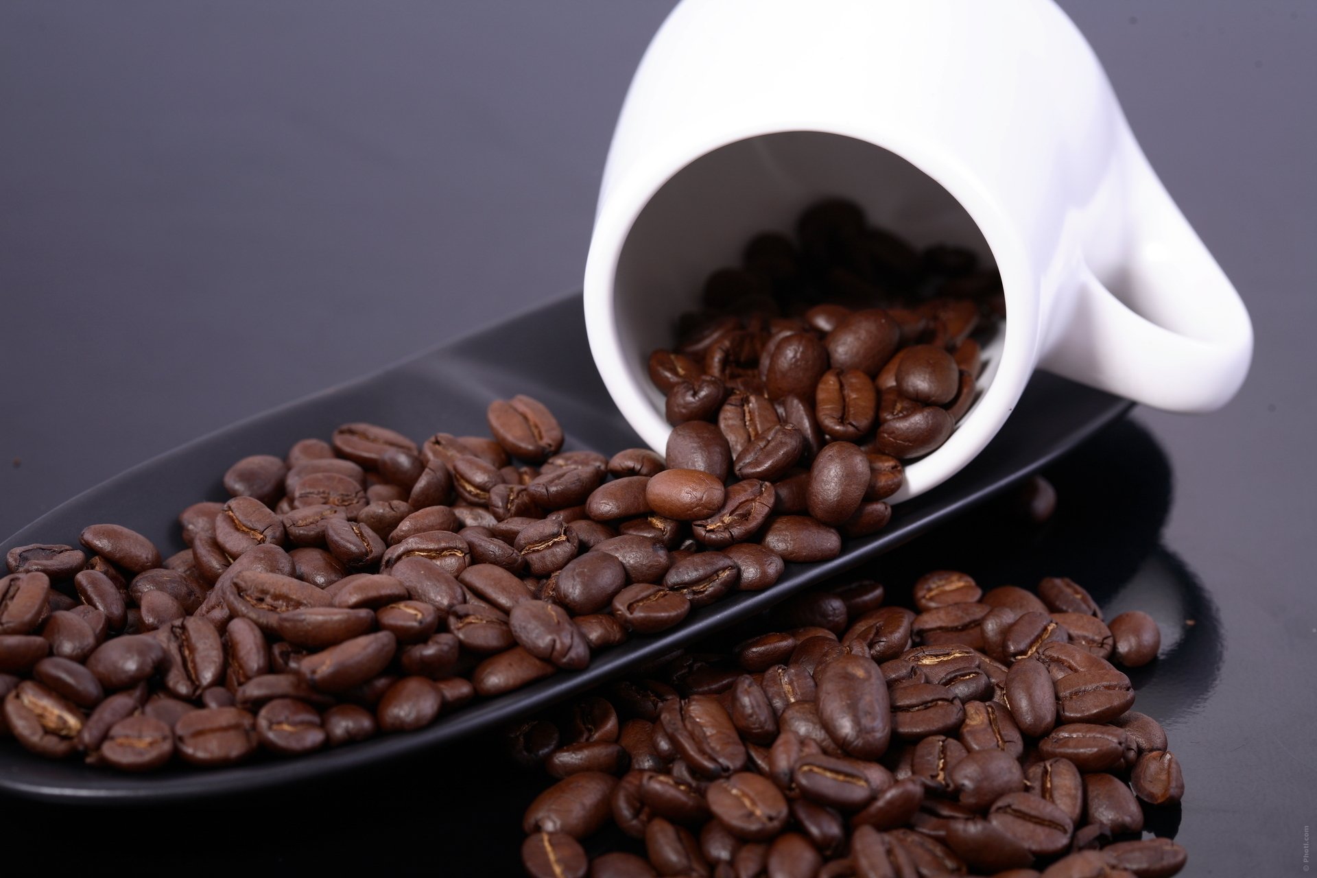 Download Cup Coffee Beans Food Coffee HD Wallpaper