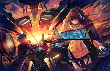 Anime Sci Fi Sci Fi Anime HD Desktop Wallpaper | Background Image