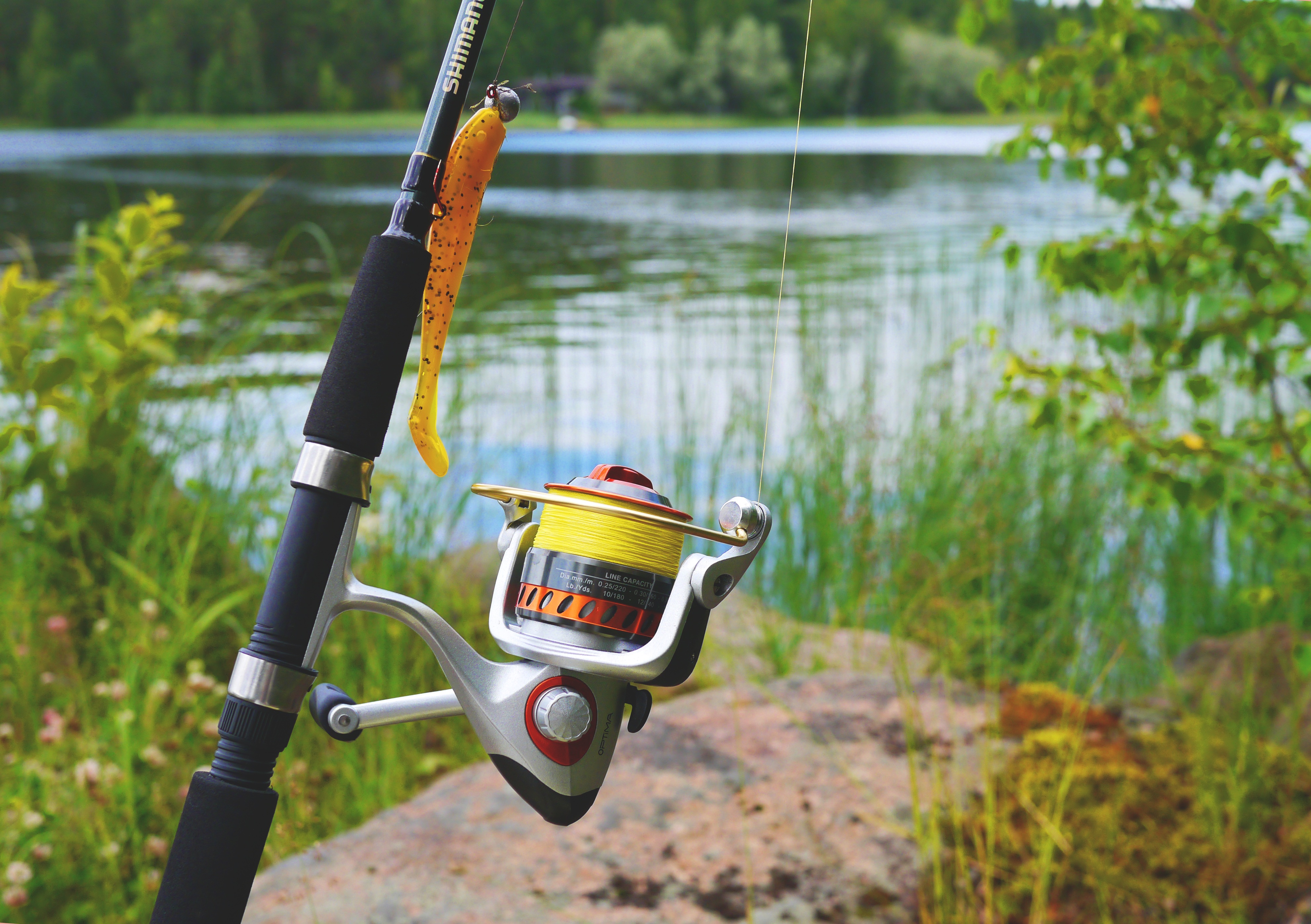 Fly fishing rod and reel by Snufkin