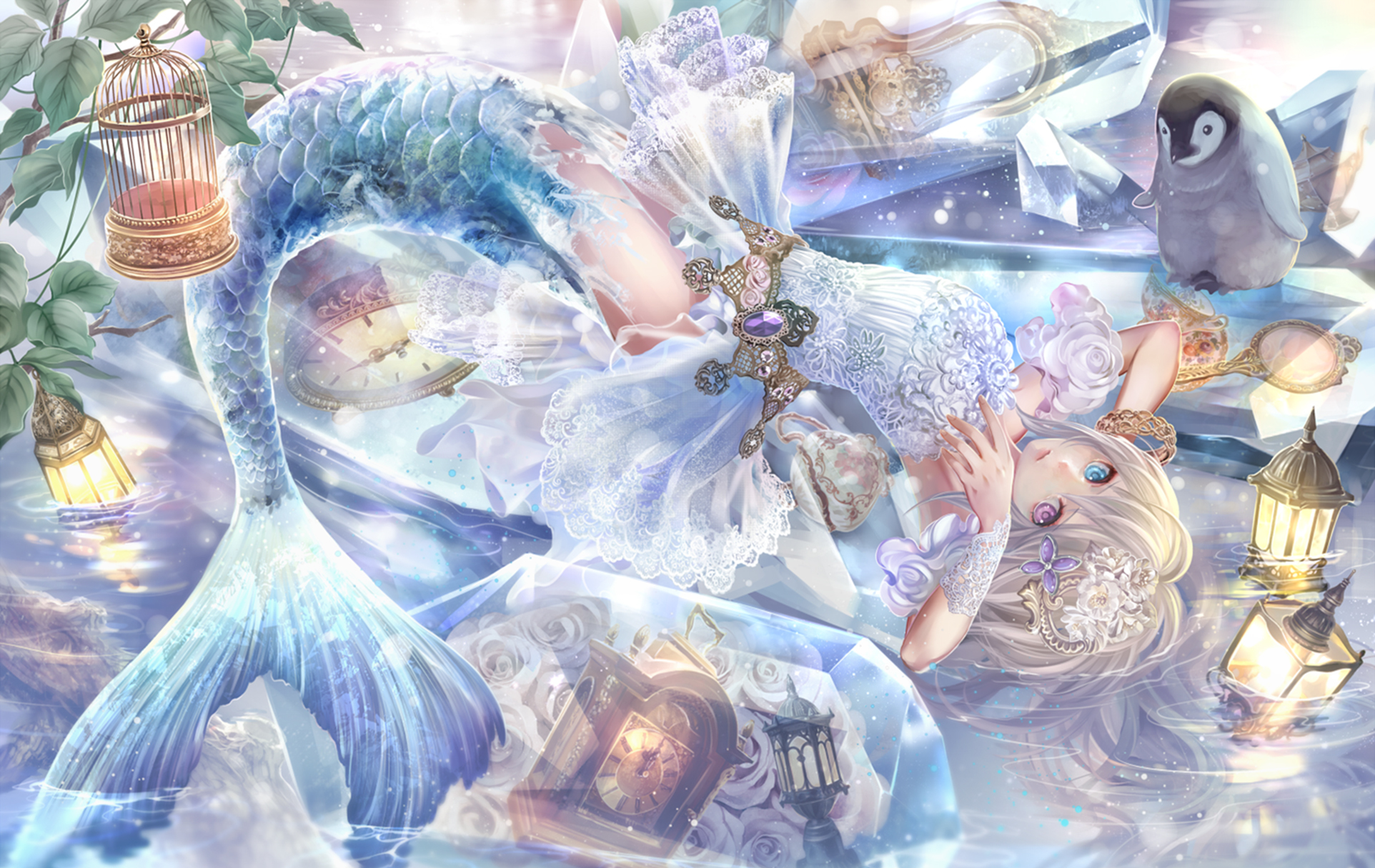 Anime Mermaid HD Wallpaper | Background Image