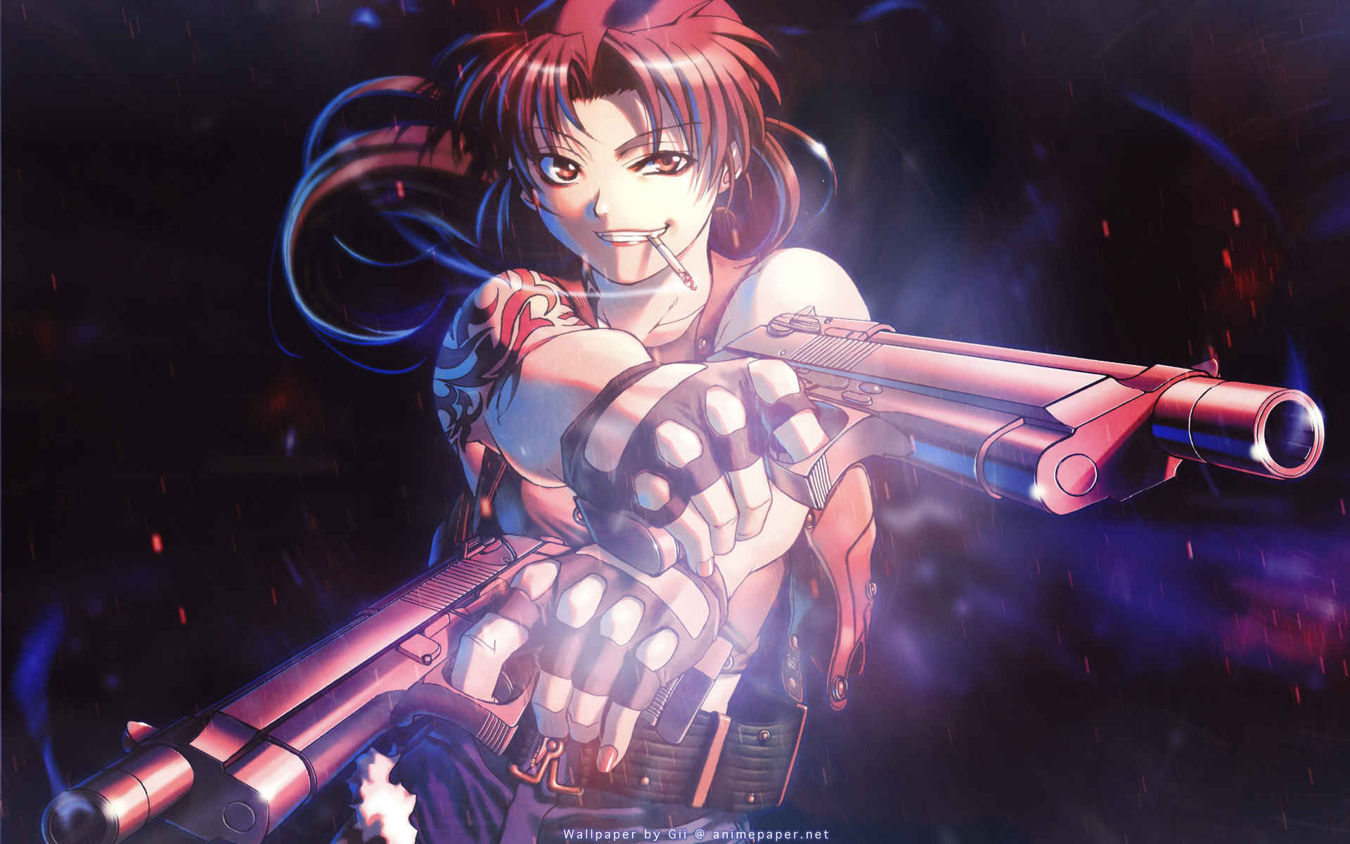 Download Anime Black Lagoon Revy (Black Lagoon) HD Wallpaper