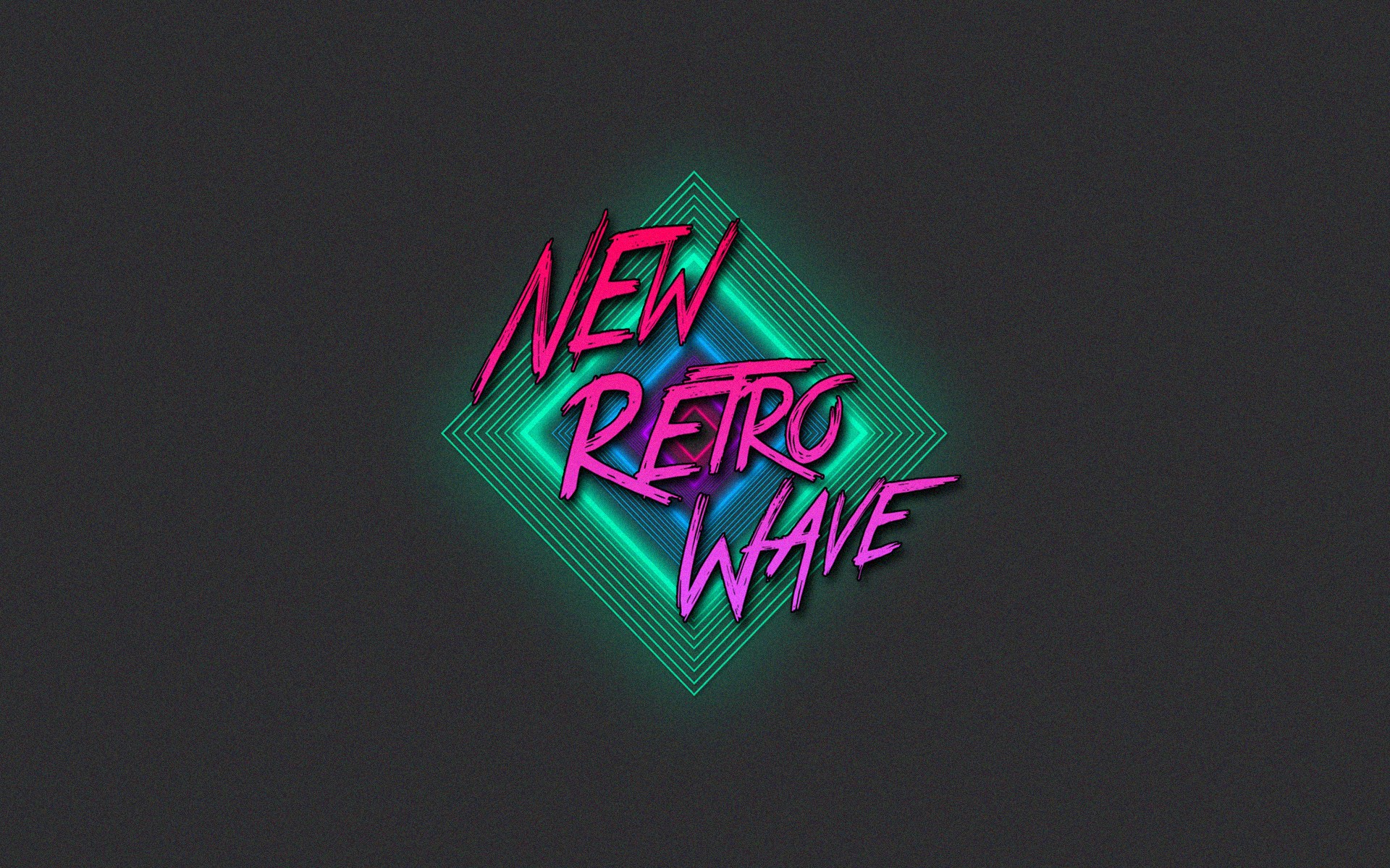 Artistic Retro Wave Wallpaper