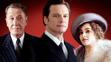 Geoffrey Rush Helena Bonham Carter Colin Firth movie the king's speech HD Desktop Wallpaper | Background Image