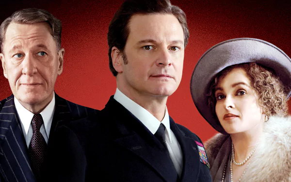 Geoffrey Rush Helena Bonham Carter Colin Firth movie the king's speech HD Desktop Wallpaper | Background Image