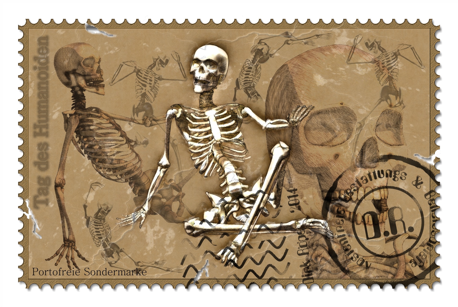 German commemorative stamp by Bommel2012