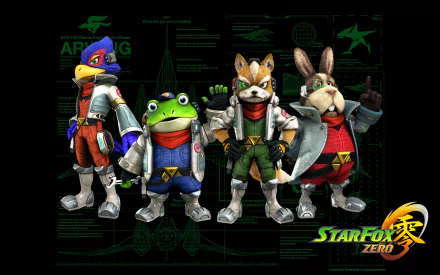 video game Star Fox Zero HD Desktop Wallpaper | Background Image