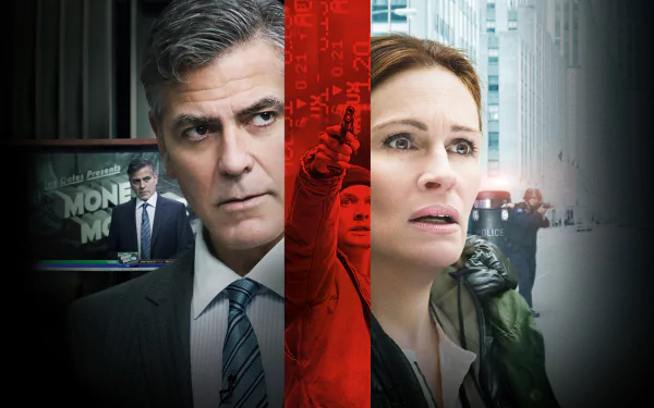 Julia Roberts George Clooney movie Money Monster HD Desktop Wallpaper | Background Image