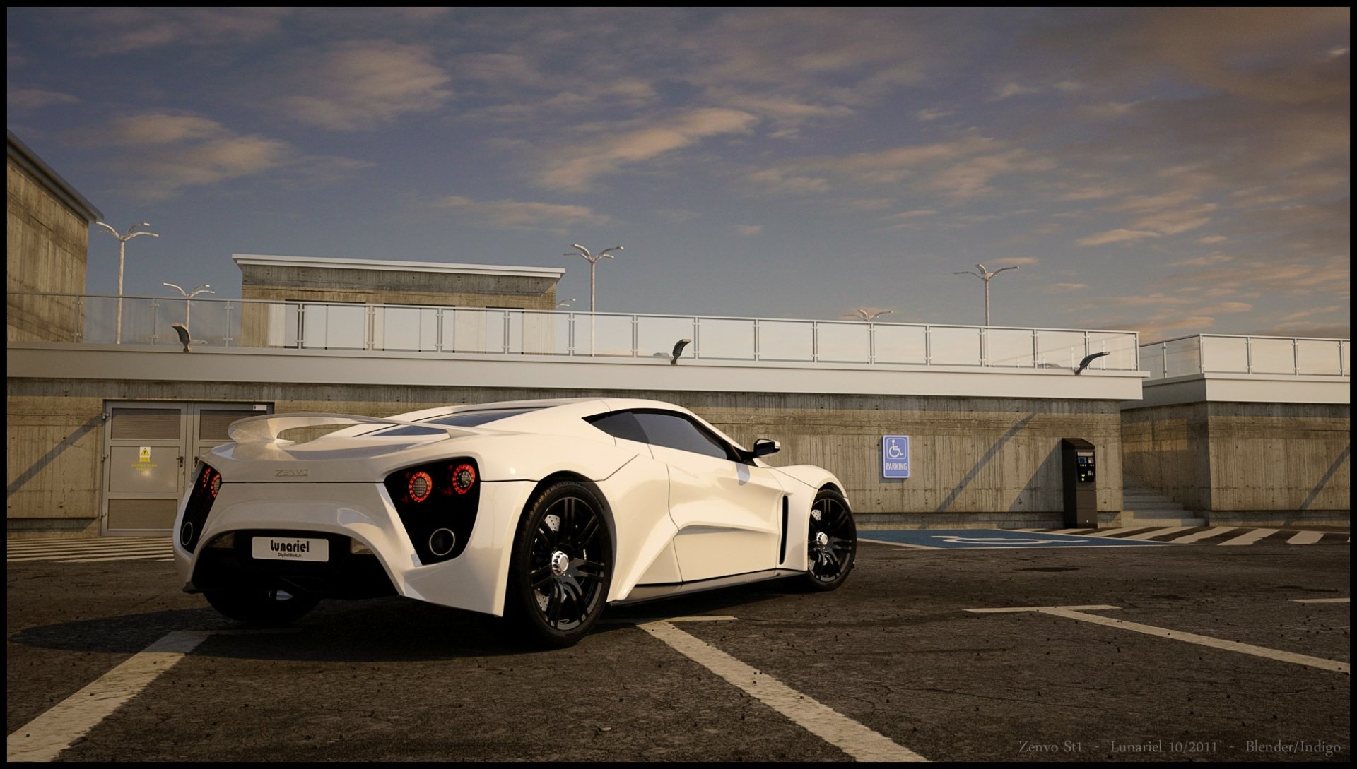 Download Zenvo Supercar Vehicle Zenvo ST1 HD Wallpaper