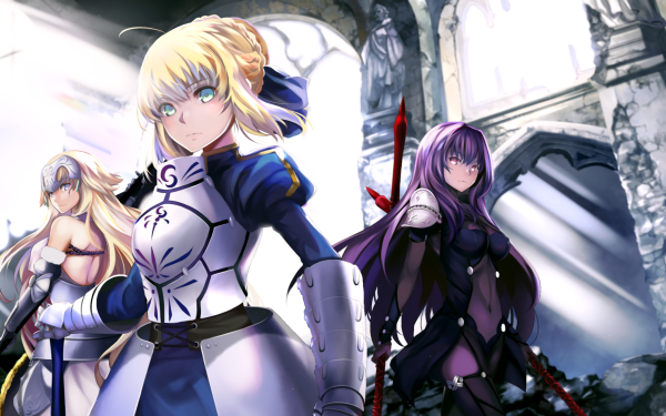 Anime Fate/Stay Night Fate Series Saber Ruler Scathach HD Wallpaper | Background Image