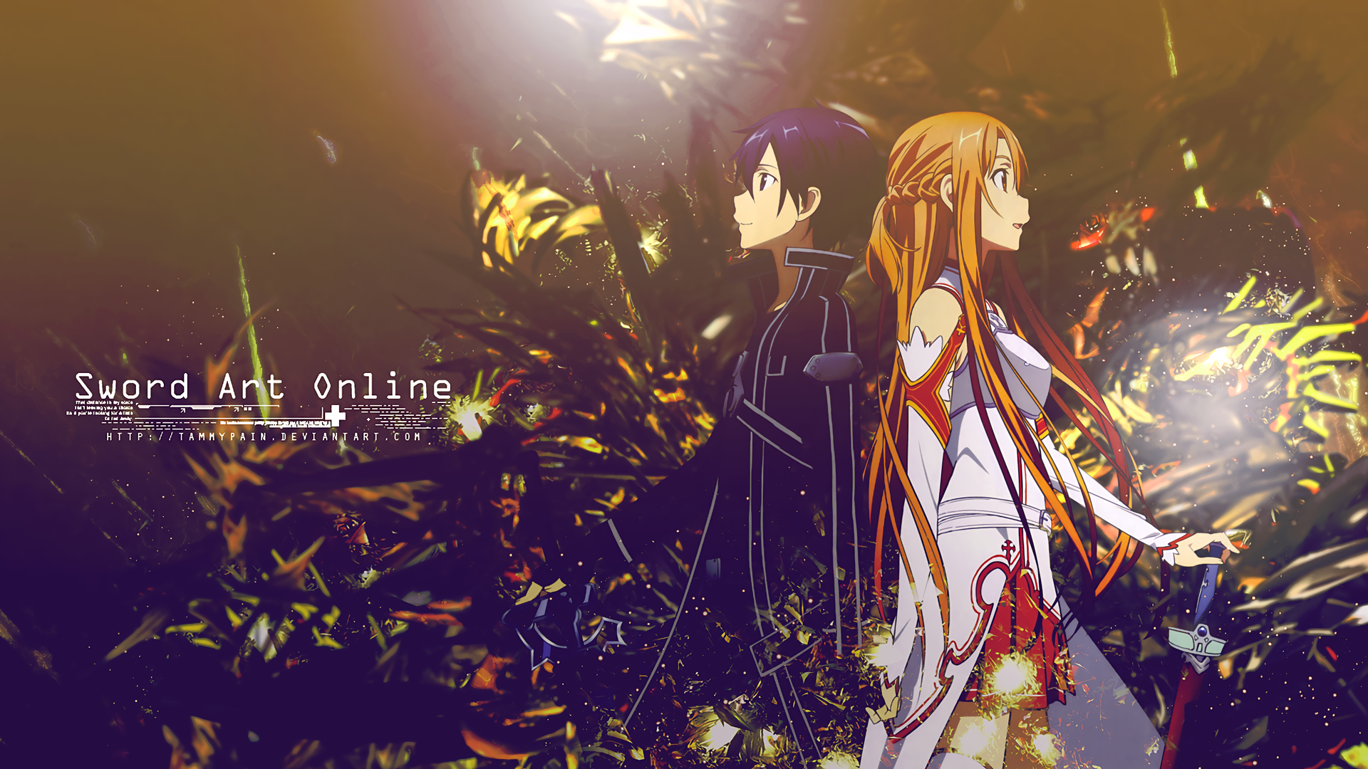 kirito-and-asuna-sword-art-online-anime-hd-wallpaper-1920x1200-10431 -  IntoxiAnime