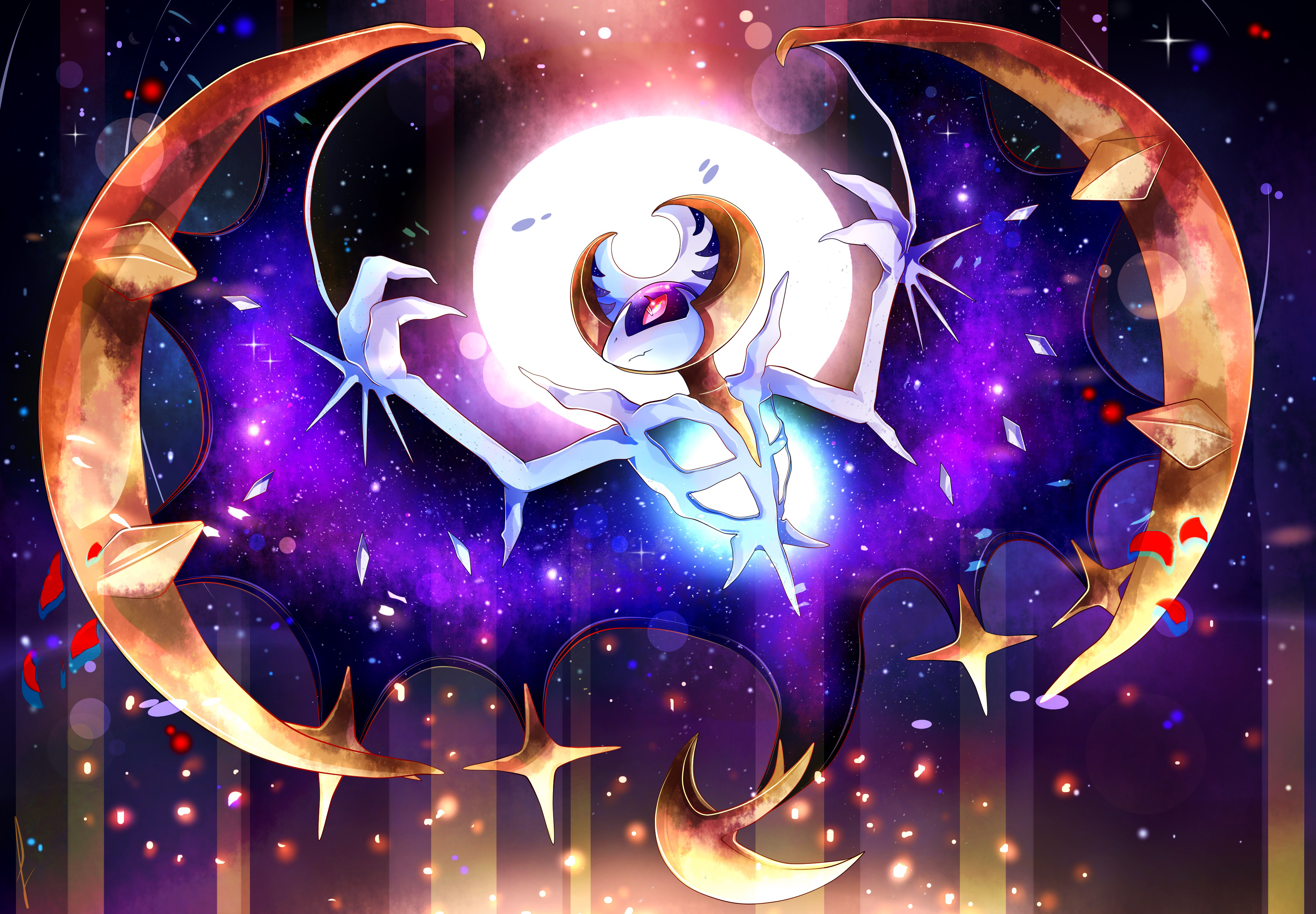 Solgaleo and Lunala by VeeVeeTheRperNArtist