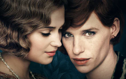 Alicia Vikander Eddie Redmayne movie The Danish Girl HD Desktop Wallpaper | Background Image