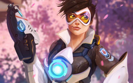 Tracer (Overwatch) video game Overwatch HD Desktop Wallpaper | Background Image