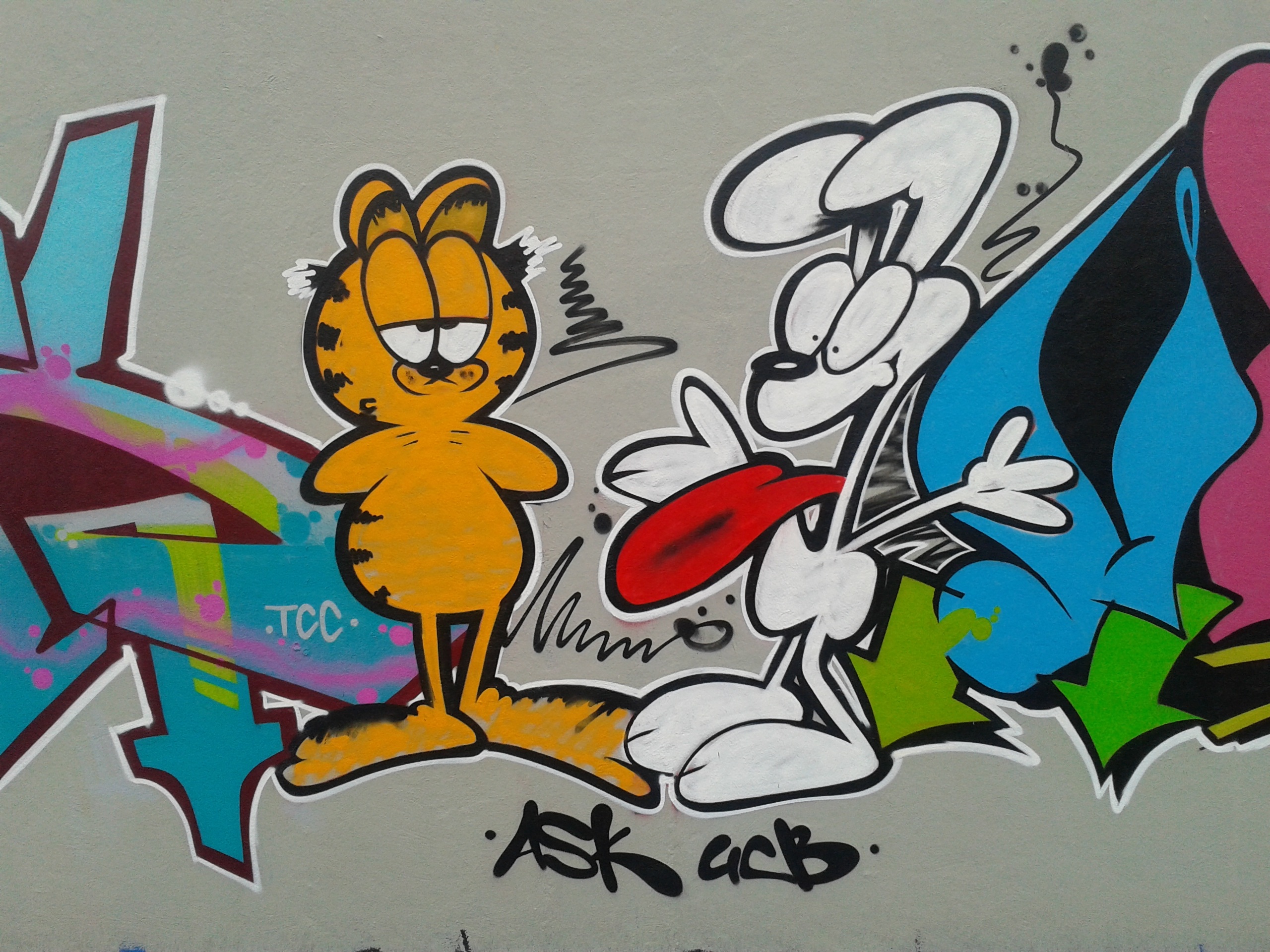 Graffiti wall art by Malkmus
