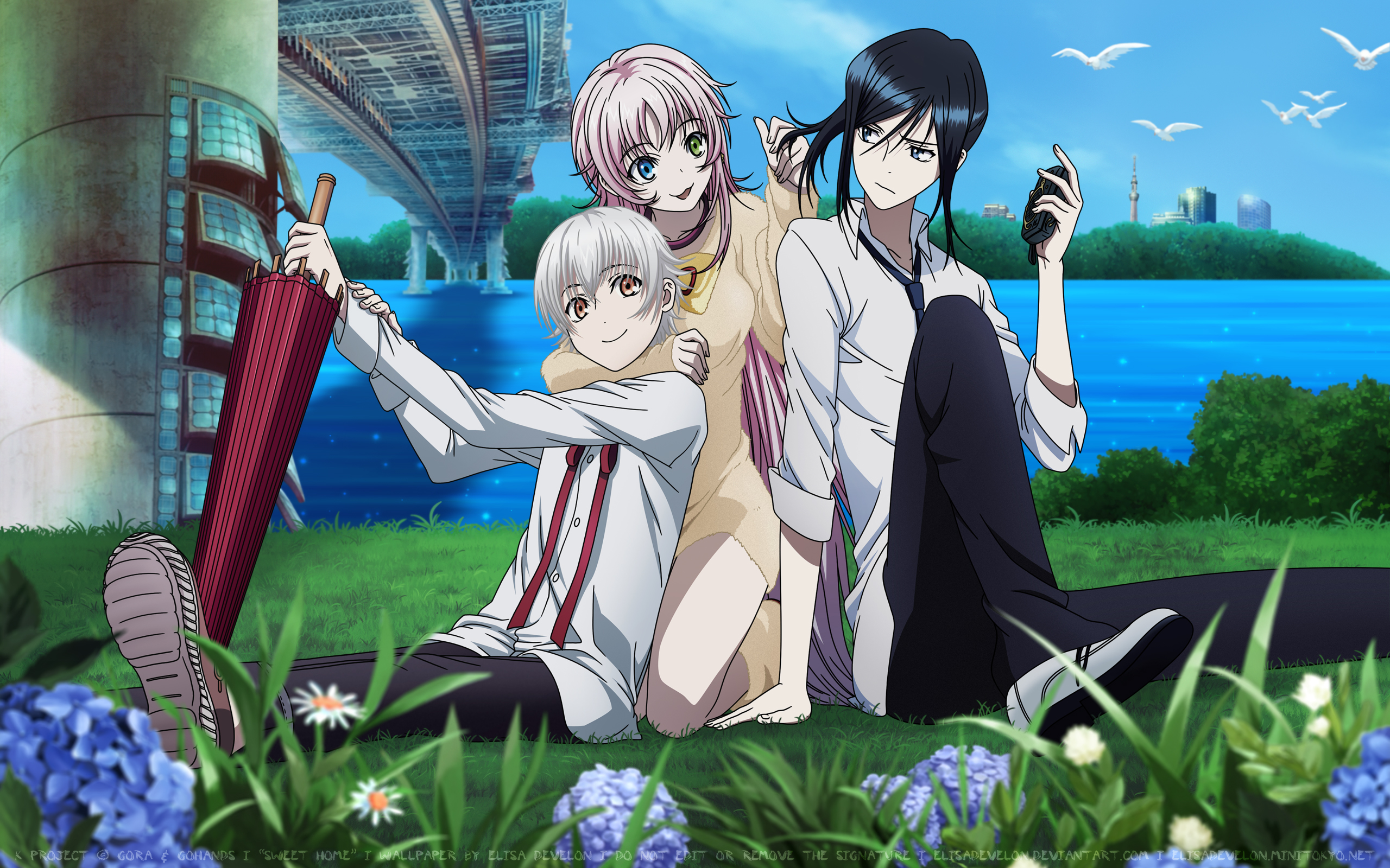 Wallpaper anime, guys, characters, K Project, Project key images for  desktop, section сёнэн - download