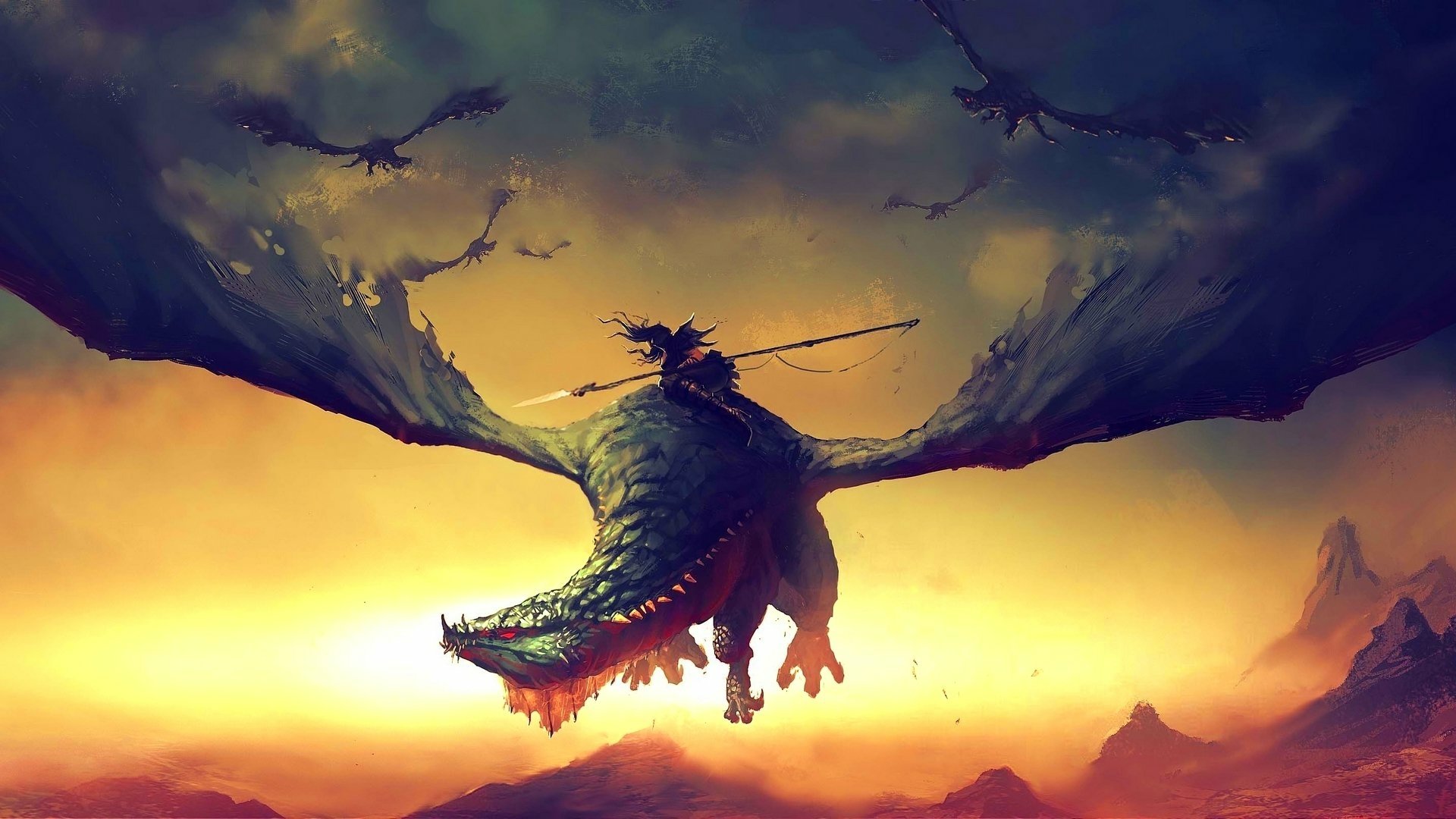 Download Fantasy Dragon HD Wallpaper