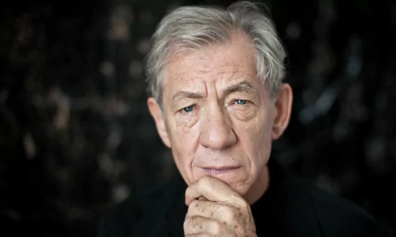 portrait Celebrity Ian McKellen HD Desktop Wallpaper | Background Image