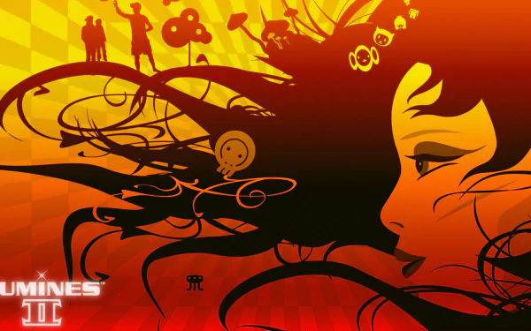 video game Lumines II HD Desktop Wallpaper | Background Image