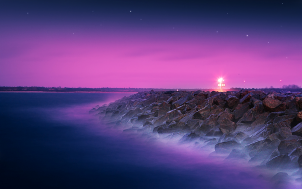Photography Sunset Purple Sky HD Wallpaper | Background Image