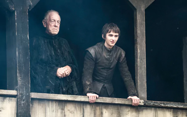 Three-Eyed Raven Max von Sydow Isaac Hempstead-Wright Bran Stark TV Show Game Of Thrones HD Desktop Wallpaper | Background Image