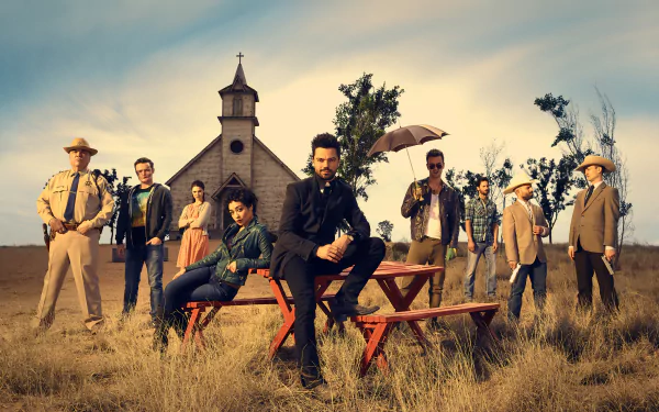 Ruth Negga Joseph Gilgun Lucy Ursula Griffiths William Earl Brown Dominic Cooper Jesse Custer TV Show preacher HD Desktop Wallpaper | Background Image