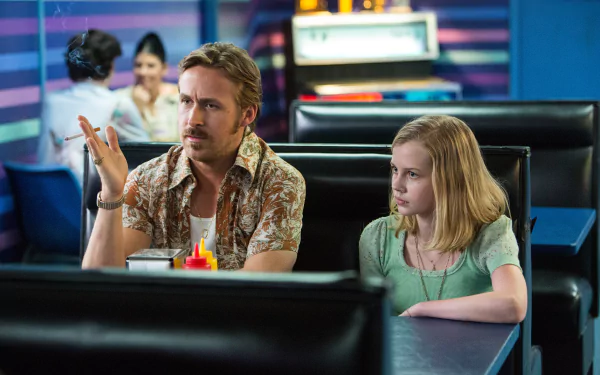 Angourie Rice Ryan Gosling movie The Nice Guys HD Desktop Wallpaper | Background Image